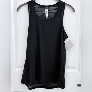 Victoria’s Secret Black with mesh/lace back Tank Top